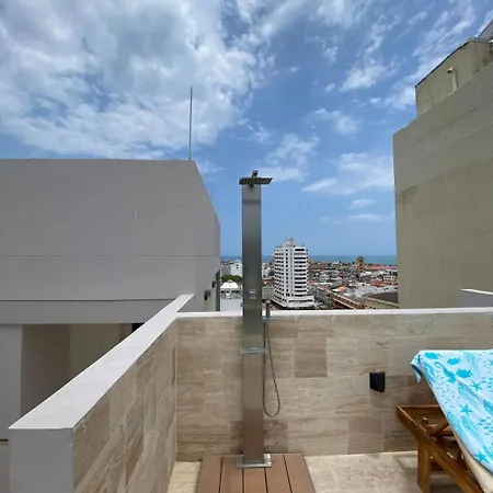 Apartamento Brand-new Loft - Rooftop Pool - Old Cartagena